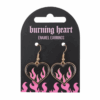 Burning Heart Earrings