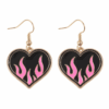 Burning Heart Earrings