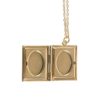 Book Shaped Locket Necklace in Gift Box