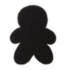 Spooky Gingerbread Man Boucle Cushion