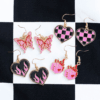 Burning Heart Earrings