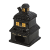 Black Haunted House Oil Burner and Wax Warmer