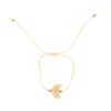 Be Brave Yellow Jade Crystal Moon Bracelet