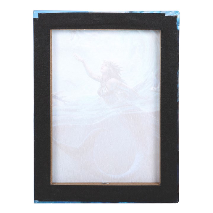 19x25cm Water Element Sorceress Canvas Plaque by Anne Stokes