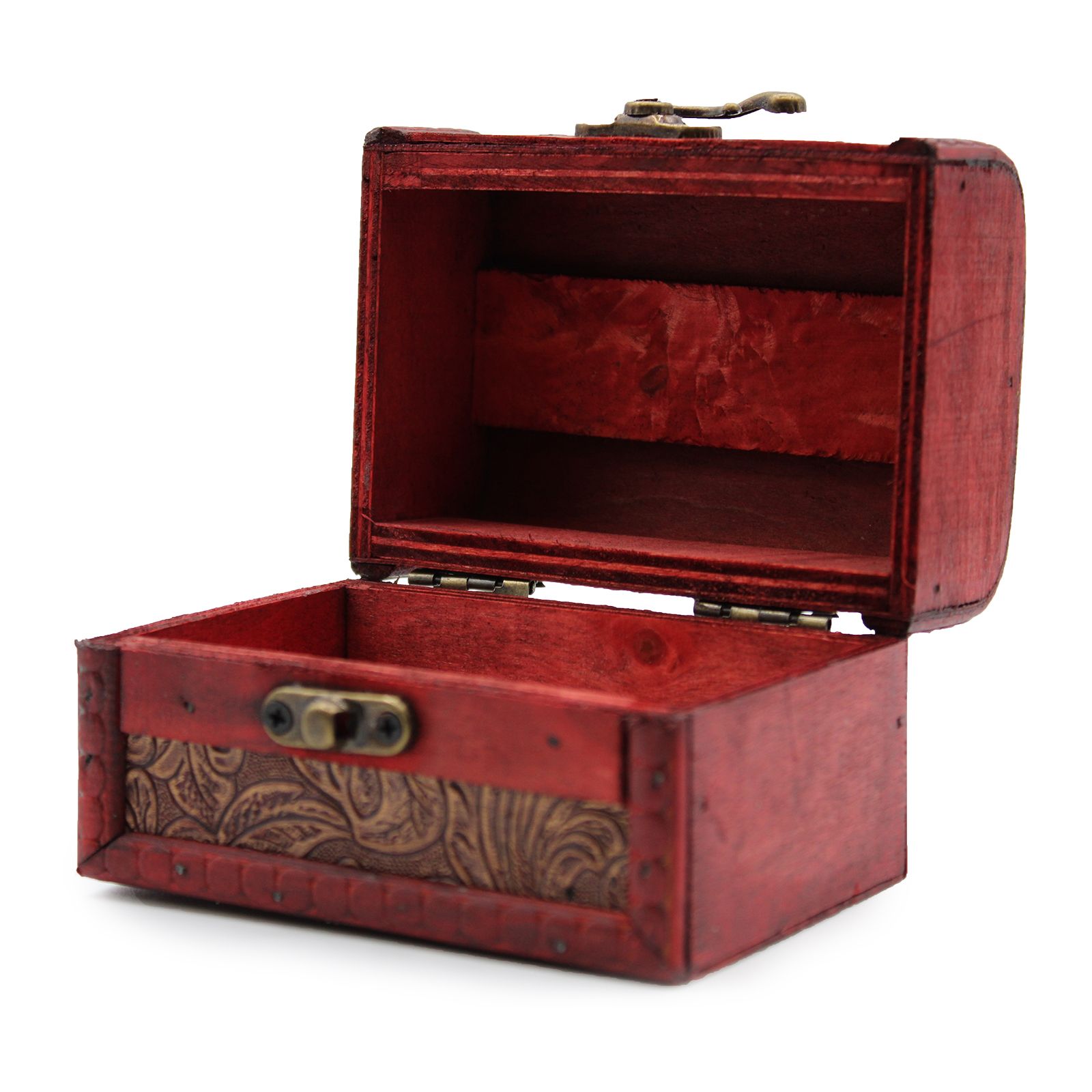 Med-Large Colonial Boxes - Floral Embossed