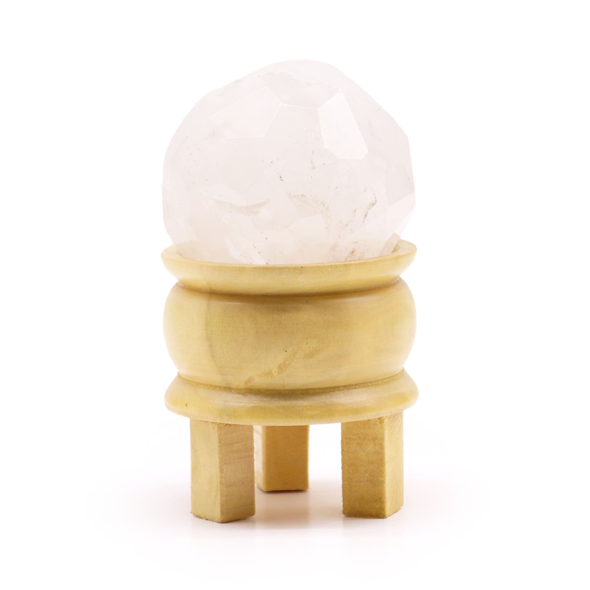 bG9jYWw6Ly9tZWRpYS8xSC9HRC82MFIzMEMxRzZXUjNHRDFIL2RkZGQ1MjY0LmpwZWc.jpg Gemstone Faceted Healing Ball & Stand - Rock Quartz