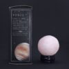 bG9jYWw6Ly9tZWRpYS8xSi9BRS82MFIzMEMxRzZXU0tBRTFKLzViZWNkODcxLmpwZWc-1.jpg Rose Quartz Planet on a Sola Goldstone Stand (VENUS)