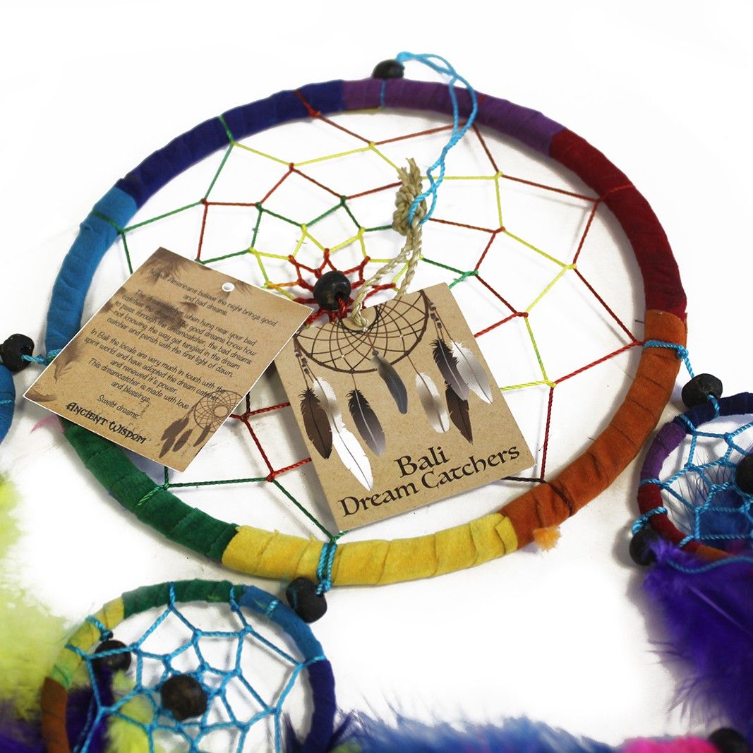 bG9jYWw6Ly9tZWRpYS9IUC9FQy82MFIzMEMxRzZHVDNFQ0hQLzQ2NWU4M2MxLmpwZWc.jpg Bali Dreamcatchers - Small Round - Turq/Pink/Purp