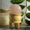 bG9jYWw6Ly9tZWRpYS9TSC9HQy82MFIzMEMxRzZXUjNHQ1NIL2FhYmU0NjhmLmpwZWc.jpg Gemstone Faceted Healing Ball & Stand - Rose Quartz