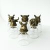 bG9jYWw6Ly9tZWRpYS9TSy9FQy82MFIzMEMxSjY0UjNFQ1NLLzQxYzIzMDIxLmpwZw.jpg Gift Set of 6 Shot Glasses (50ml) - Wild Forest Creatures - Antique Bronze