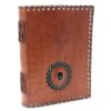 bG9jYWw6Ly9tZWRpYS9TUC8yRC82MFIzMEMxRzZNVjMyRFNQLzhmMGQyZDBkLmpwZWc.jpg Leather Black onyx & Compas Notebook (7x5")