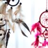 bG9jYWw6Ly9tZWRpYS9TUS9FQy82MFIzMEMxRzZHVDNFQ1NRL2QwM2I1Y2UxLmpwZWc.jpg Bali Dreamcatchers - Small Round - Turq/Pink/Purp