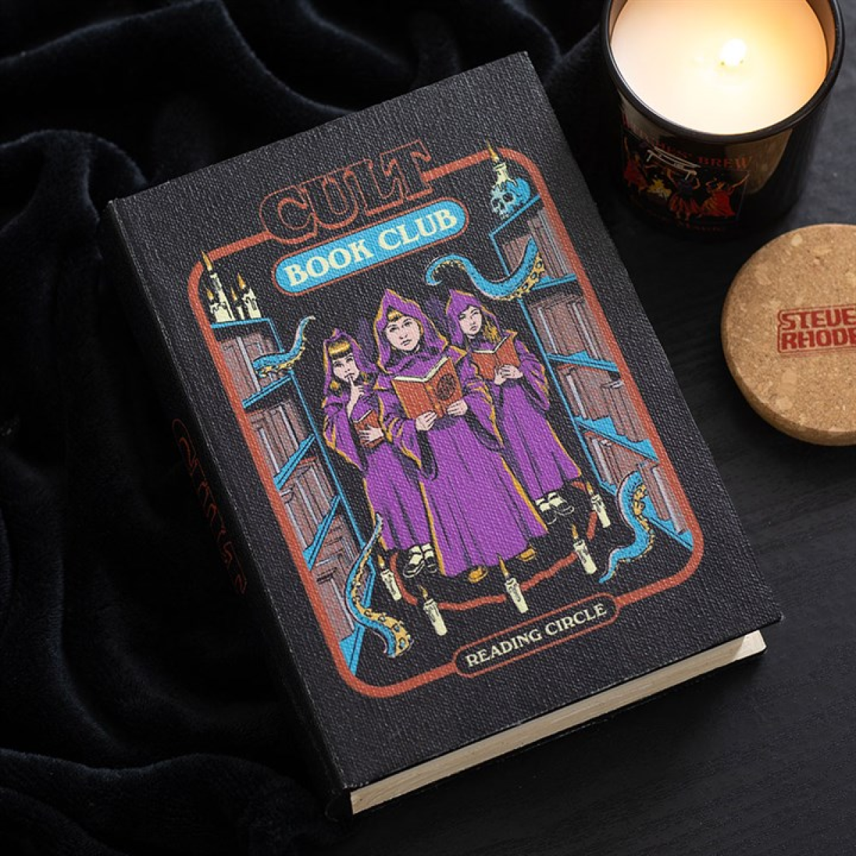 Cult Book Club Book-Shaped Storage Box by Steven Rhodes