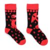 bG9jYWw6Ly9tZWRpYS85Uy9KRC82MFIzMEMxRzZSVjNKRDlTLzg3NTVhZmVlLmpwZWc-2.jpg Hop Hare Bamboo Socks S/M - Red Dragons
