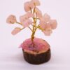 bG9jYWw6Ly9tZWRpYS8xRy9FRS82MFIzMEMxRzZXUjNFRTFHLzcyMjUwYTAwLmpwZWc.jpg Mini Gemstone Tree On Wood Base - Rose Quartz (15 stones)