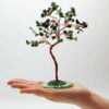 bG9jYWw6Ly9tZWRpYS8xTS9FQy82MFIzMEMxRzZXUjNFQzFNL2Q4ODYwNWYyLmpwZWc.jpg Lrg Gemstone Tree - Green Aventurine on Green Agate Base (100 stones)