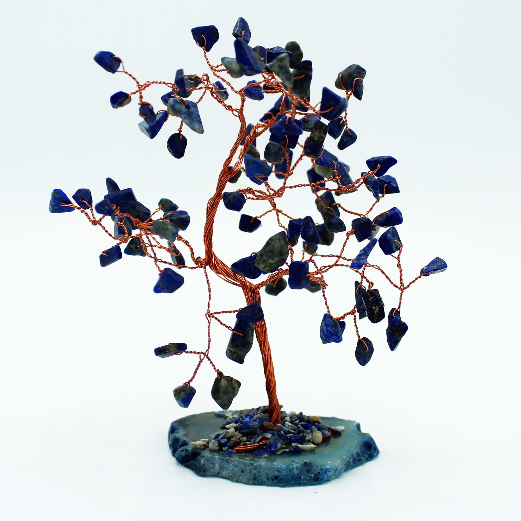 bG9jYWw6Ly9tZWRpYS8xUC9FQy82MFIzMEMxRzZXUjNFQzFQLzc5MjVhYmU5LmpwZWc.jpg Lrg Gemstone Tree - Sodalite on Blue Agate Base (100 stones)