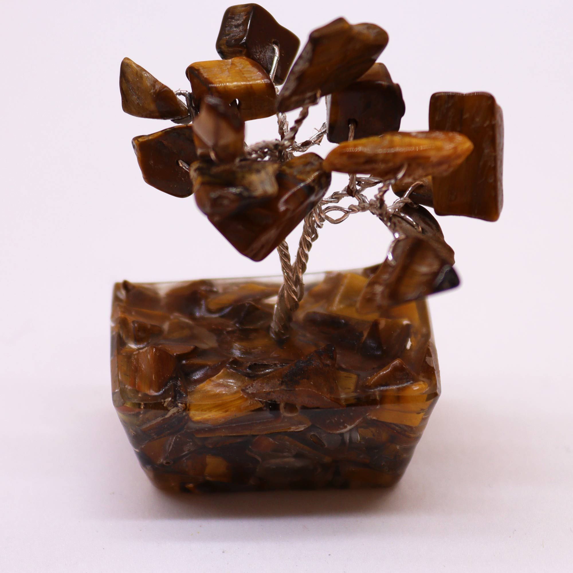 bG9jYWw6Ly9tZWRpYS9IUS9FQy82MFIzMEMxRzZXUjNFQ0hRLzgwY2NmNmNhLmpwZWc.jpg Mini Gemstone Tree On Orgonite Base - Tigereye (15 stones)