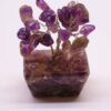Mini Gemstone Tree On Orgonite Base - Amethyst (15 stones)