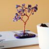 bG9jYWw6Ly9tZWRpYS9TTS9DRC82MFIzMEMxRzZXUjNDRFNNLzc0YmM4MTgxLmpwZWc.jpg Gemstone Tree - Amethyst on Natural Agate Base (35 stones)