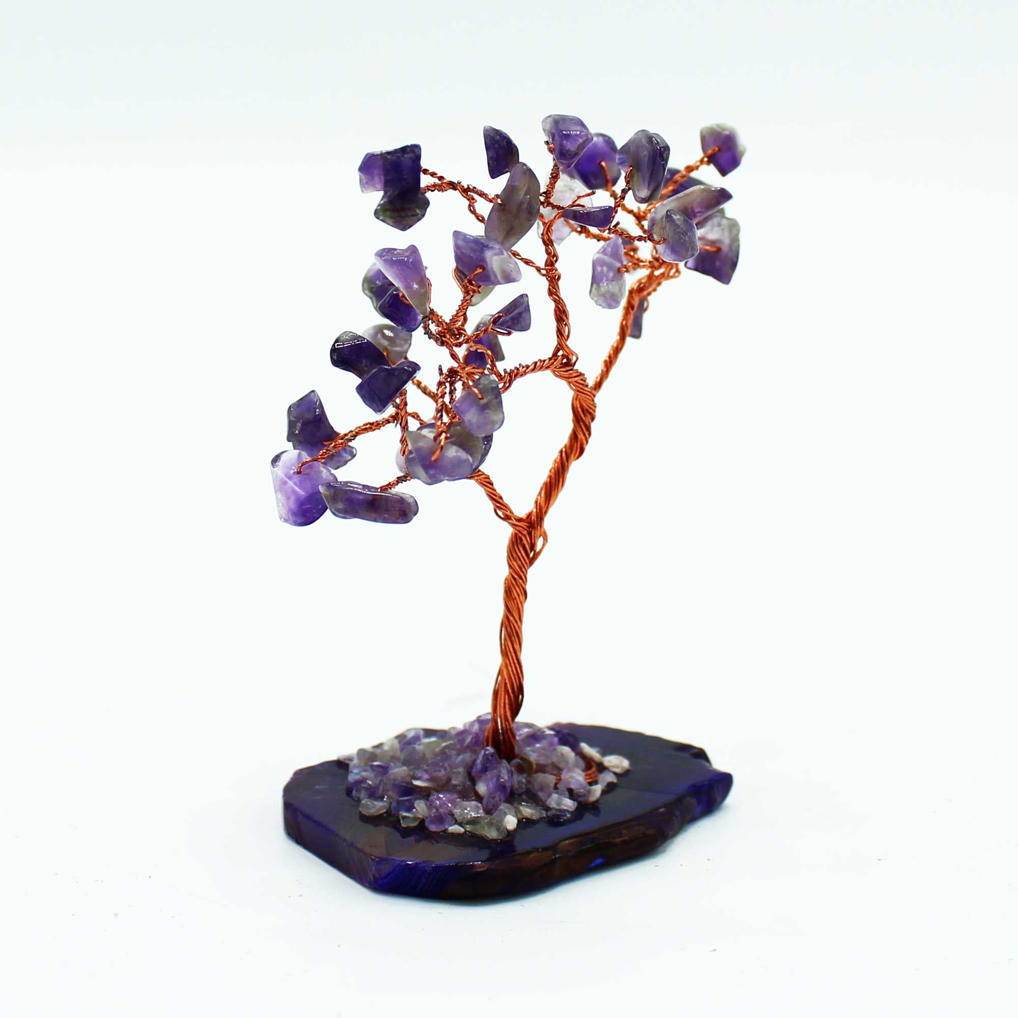 bG9jYWw6Ly9tZWRpYS9TUC9DRC82MFIzMEMxRzZXUjNDRFNQL2FiMzNmYjQ1LmpwZWc.jpg Gemstone Tree - Amethyst on Natural Agate Base (35 stones)