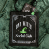 Bad Witch Social Club Polycotton Tote Bag with Pin Badge
