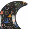 Midnight Bloom Crescent Moon Trinket Dish