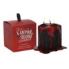 Small Vampire Blood Wax Pillar Unscented Candle (6/24)