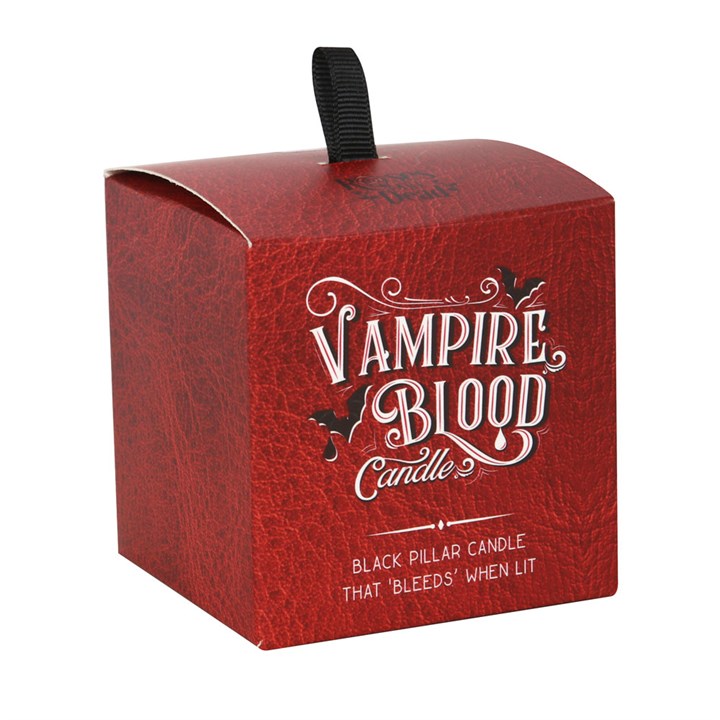 Small Vampire Blood Wax Pillar Unscented Candle (6/24)