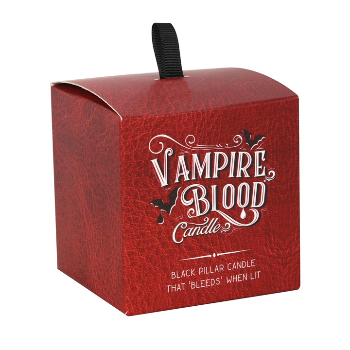 Small Vampire Blood Wax Pillar Unscented Candle (6/24)