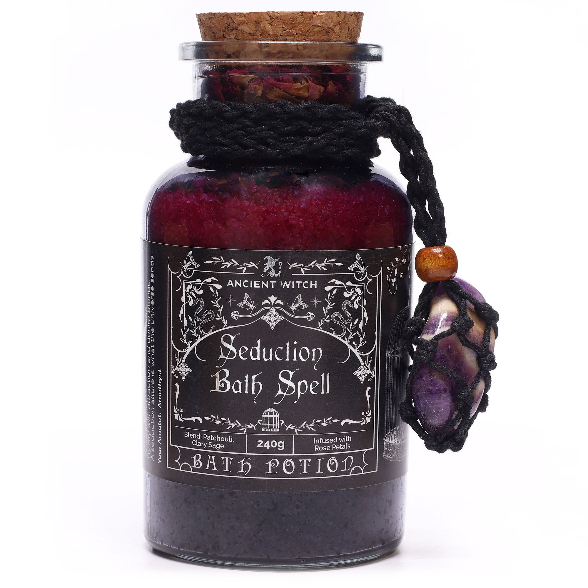 bG9jYWw6Ly9tZWRpYS9ISC8yQy82MFIzMEMxSjY0U0syQ0hILzMxMDczOTBmLmpwZw-1.jpg Ancient Witch Bath Spell Potion & Amethyst Crystal Amulet - Seduction