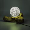 DriftGlow Lamp Grey Luna Shade