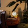 DriftGlow Lamp Grey Luna Shade