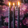 Set of 3 Dark Romance Twist Taper Candles