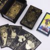 bG9jYWw6Ly9tZWRpYS85Ti80RS82MFIzMEMxSDc0UjM0RTlOLzY3ZjI4MjhlLmpwZWc.jpg Gold Foil Tarot Set with Book - Gift Box