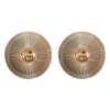 Flaming Dice and Love Pin Badge Set
