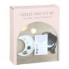 Love Healing Crystal Set with Moon Trinket Dish