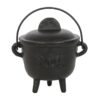 11cm Cast Iron Cauldron with Triple Moon