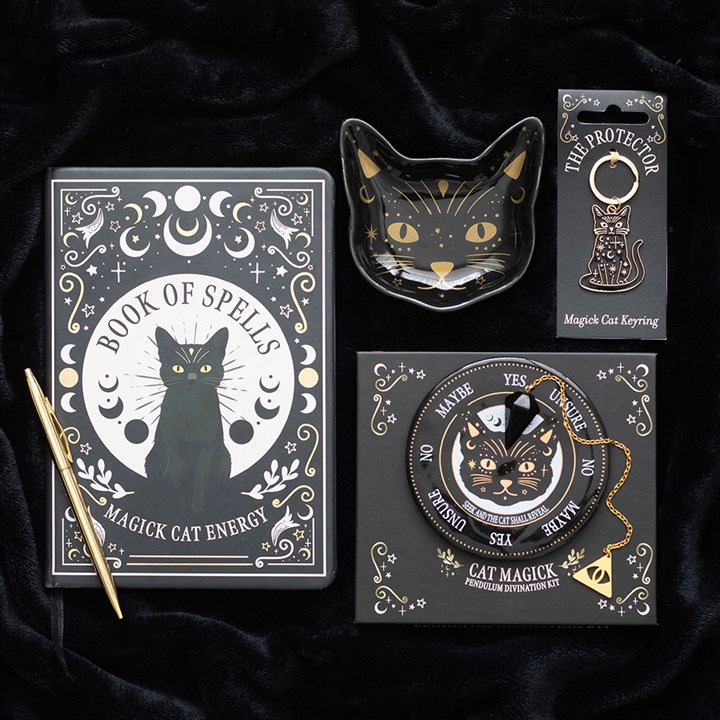 Black Cat Magick Pendulum Divination Kit