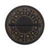 Black Astrology Wheel Tarot Card Stand